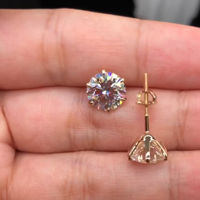 Złote Wiszące Kolczyki