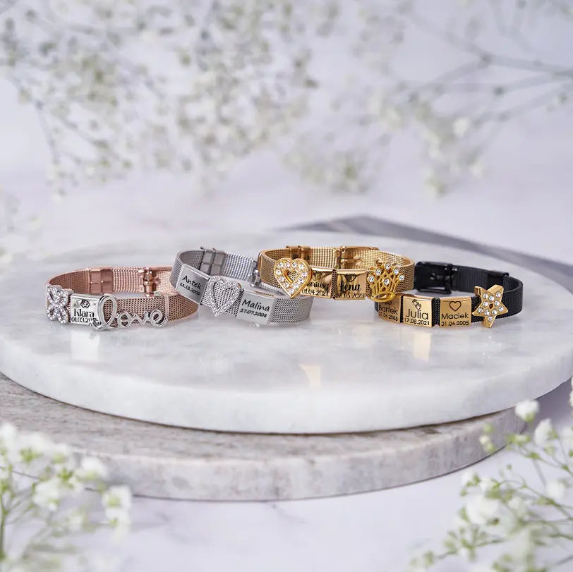 Bransoletka z grawerem pamiątkowym