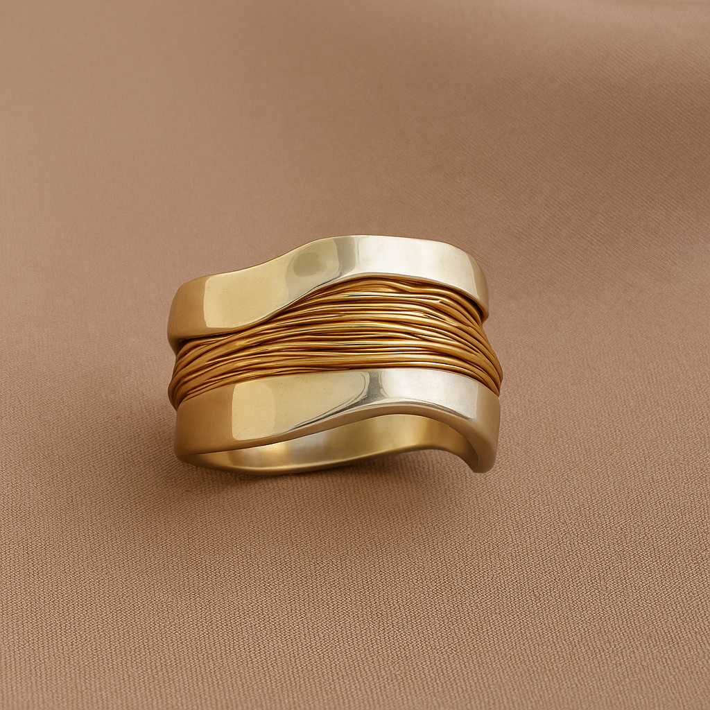 Srebrny Pierścień Guldtrådar