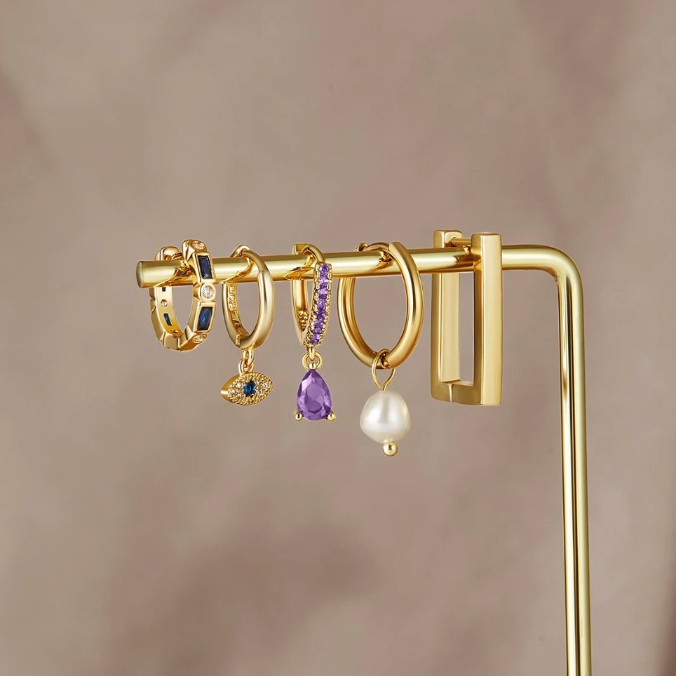 Kolczyki w kształcie oczu