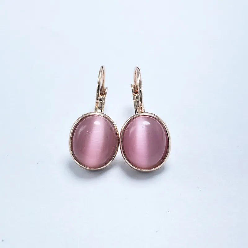 Unikalne Vintage Kolczyki z Kamieniem Księżycowym