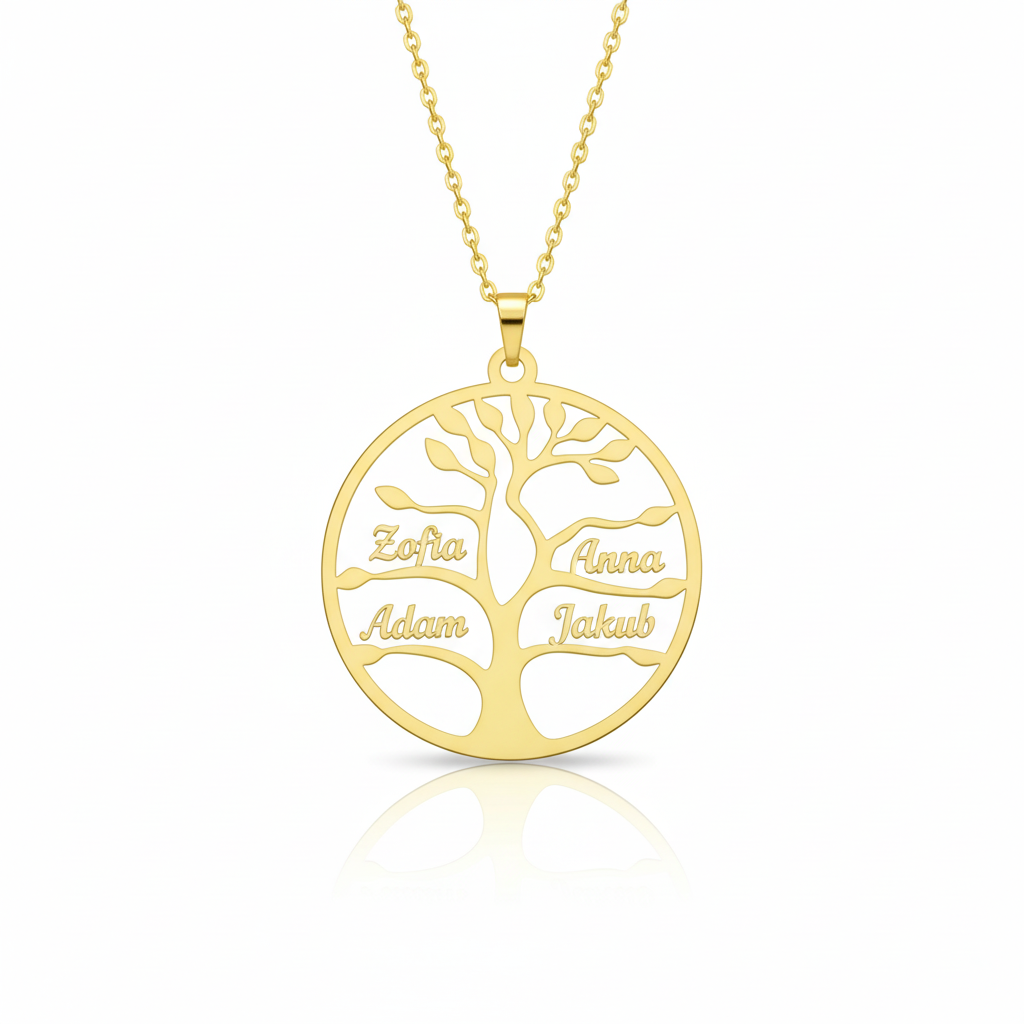 Spersonalizowany naszyjnik z Drzewem Życia