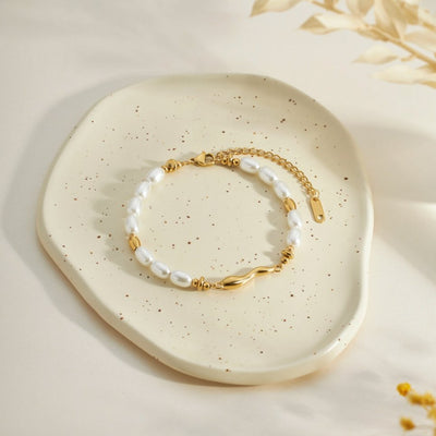 Bransoletka z Słodkowodnymi Perłami